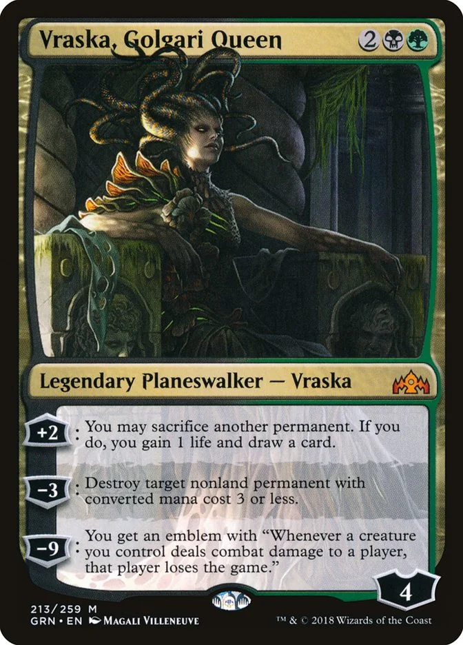 Vraska, Golgari Queen (Guilds of Ravnica) - Magic: The Gathering in TCG Land