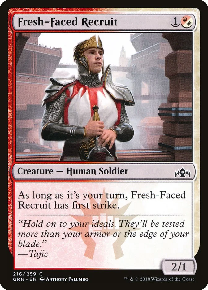Fresh-Faced Recruit (Guilds of Ravnica) - Magic: The Gathering in TCG Land