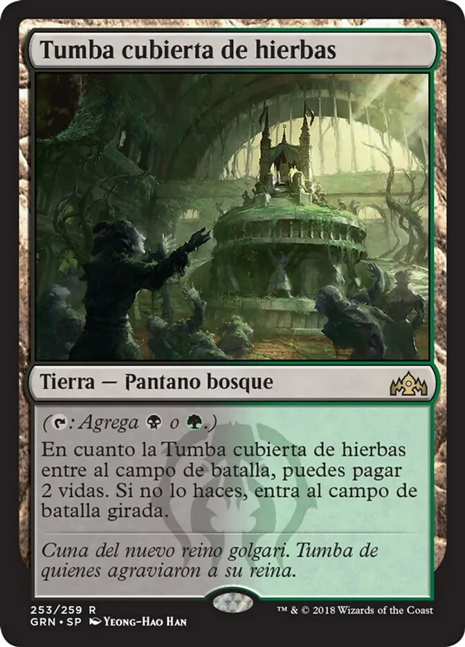 Tumba cubierta de hierbas (Guilds of Ravnica) - Magic: The Gathering in TCG Land