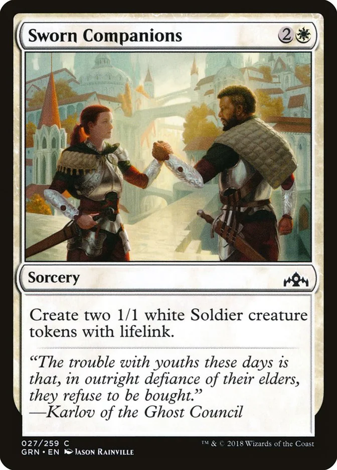 Sworn Companions (Guilds of Ravnica) - Magic: The Gathering in TCG Land