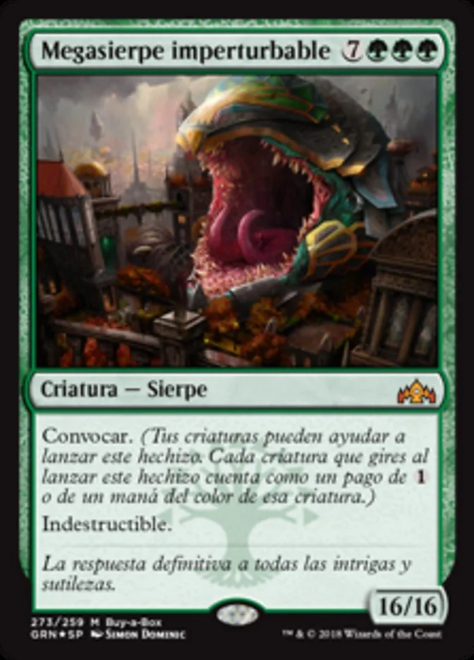 Megasierpe imperturbable (Guilds of Ravnica) - Magic: The Gathering in TCG Land México