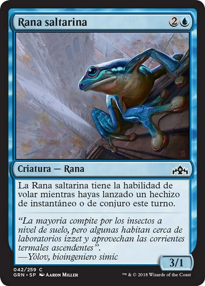 Rana saltarina (Guilds of Ravnica) - Magic: The Gathering in TCG Land México