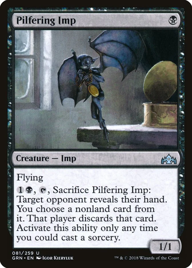 Pilfering Imp (Guilds of Ravnica) - Magic: The Gathering in TCG Land
