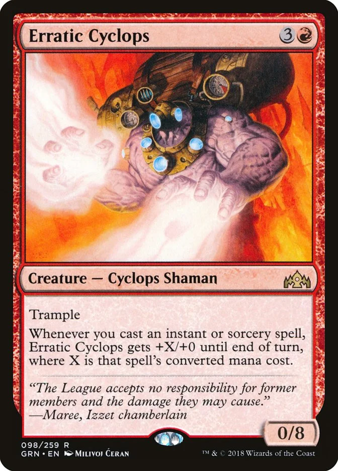 Erratic Cyclops (Guilds of Ravnica) - Magic: The Gathering in TCG Land