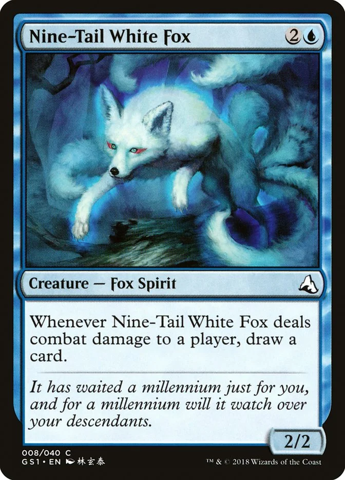 Nine-Tail White Fox (Global Series Jiang Yanggu & Mu Yanling) - Magic: The Gathering in TCG Land
