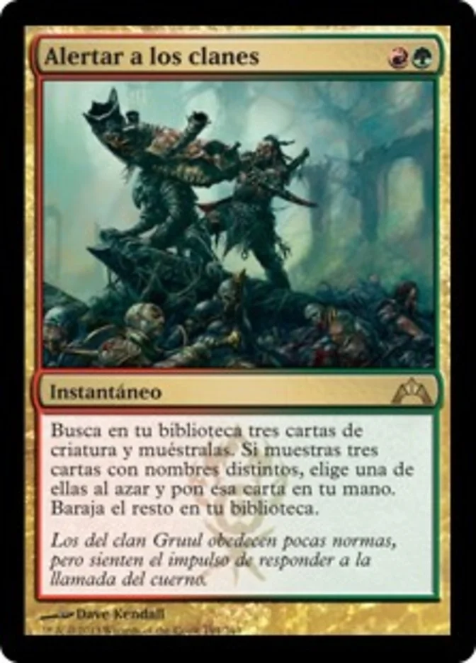 Alertar a los clanes (Gatecrash) - Magic: The Gathering in TCG Land