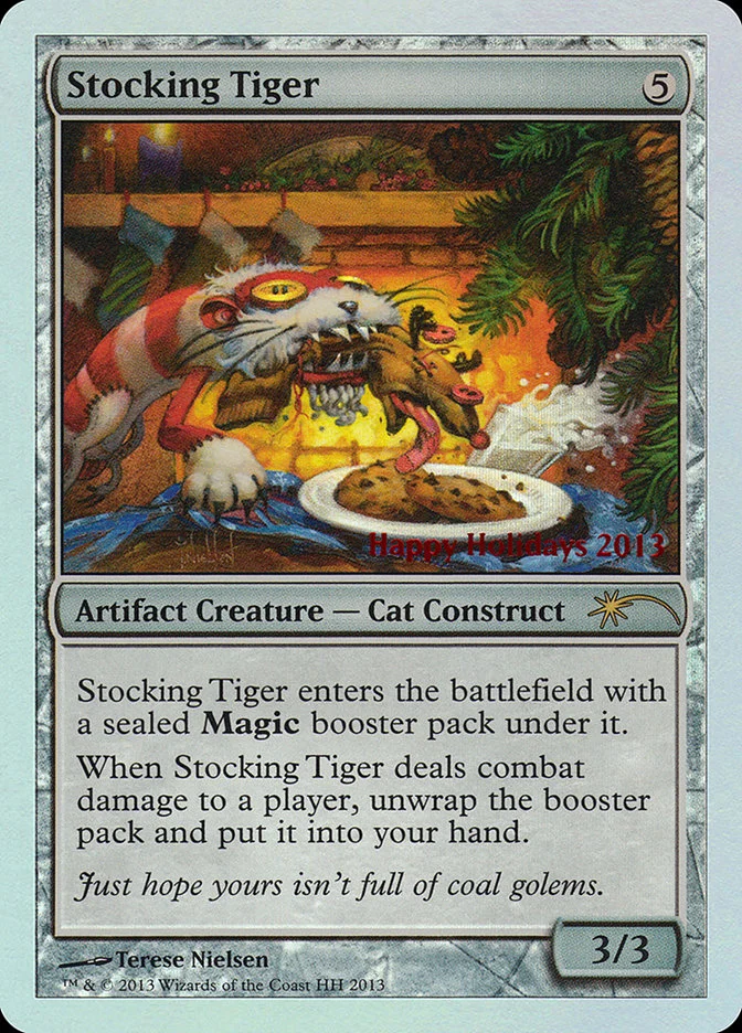 Stocking Tiger (Happy Holidays) - Magic: The Gathering in TCG Land