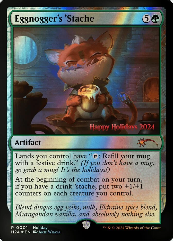 Eggnogger's 'Stache (Happy Holidays) - Magic: The Gathering in TCG Land México