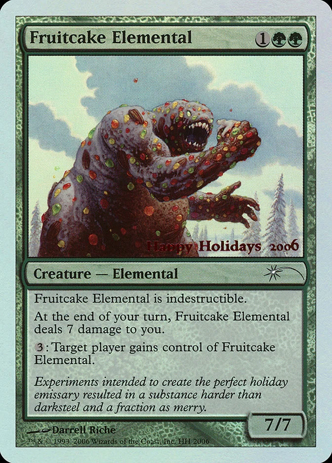 Fruitcake Elemental (Happy Holidays) - Magic: The Gathering in TCG Land México