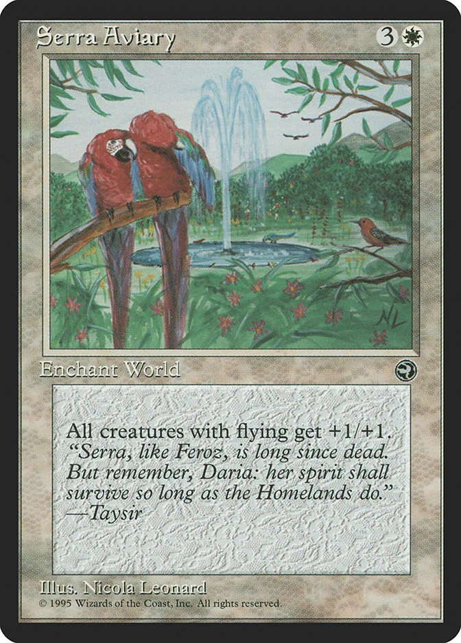Serra Aviary (Homelands) - Magic: The Gathering in TCG Land
