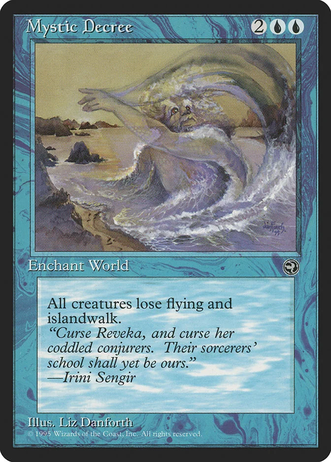 Mystic Decree (Homelands) - Magic: The Gathering in TCG Land