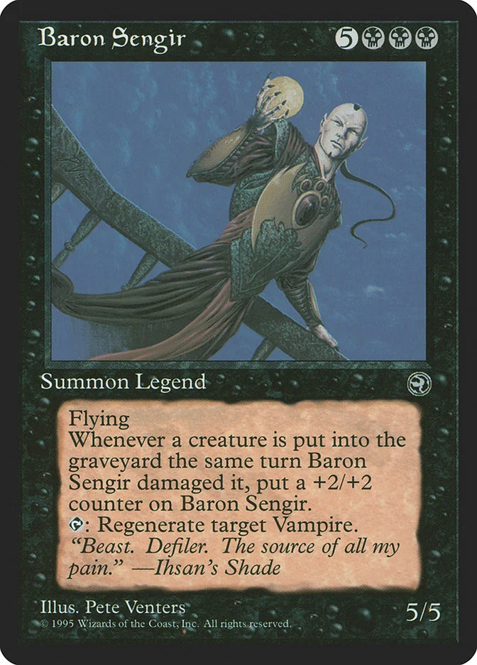 Baron Sengir (Homelands) - Magic: The Gathering in TCG Land