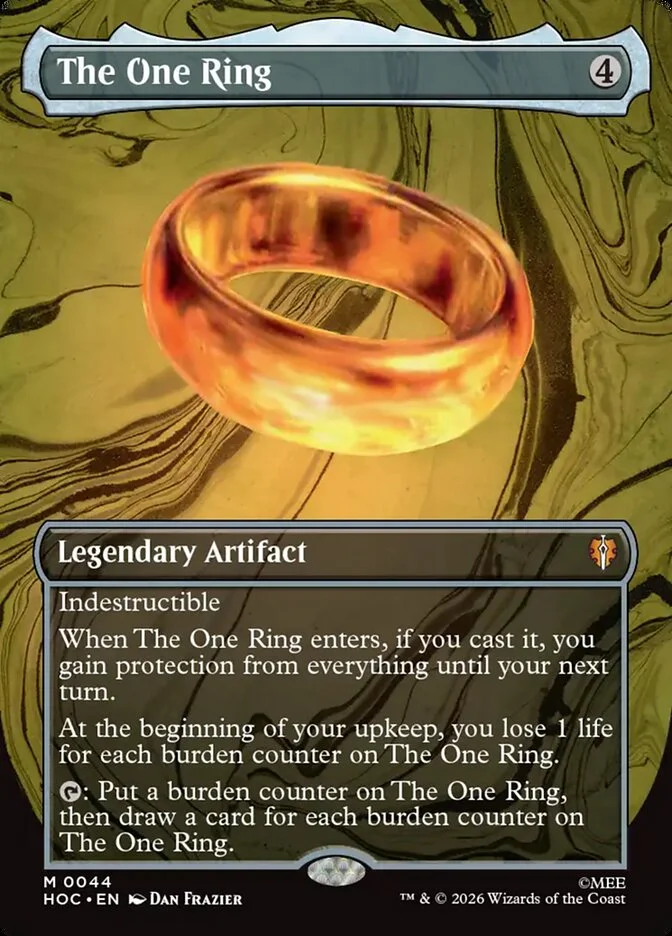 one ring mtg card price Post Malone buys The for $2.64 million #MagicTheGathering #postmalone #lotr Put a burden counter on The One Ring The guy who pulled The