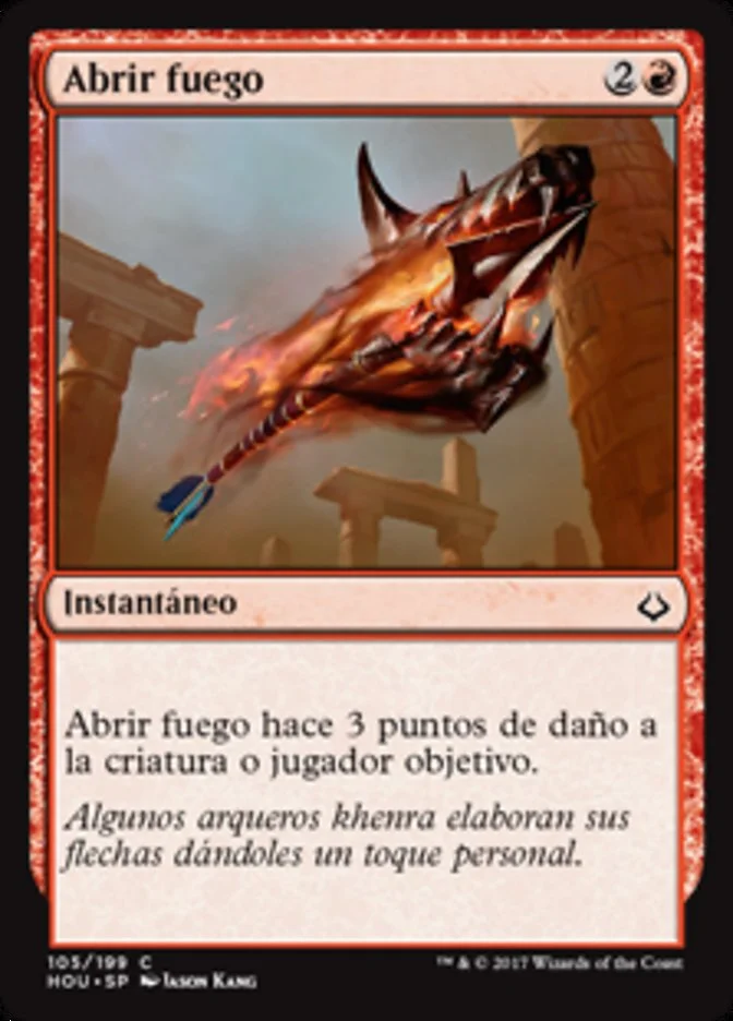 Abrir fuego (Hour of Devastation) - Magic: The Gathering in TCG Land
