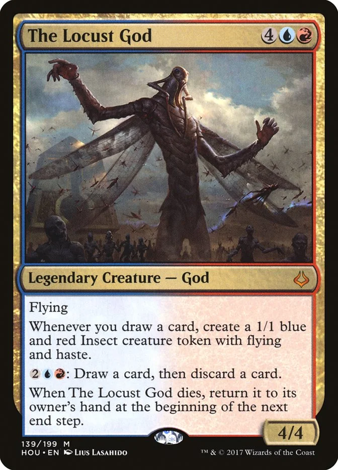 The Locust God (Hour of Devastation) - Magic: The Gathering in TCG Land
