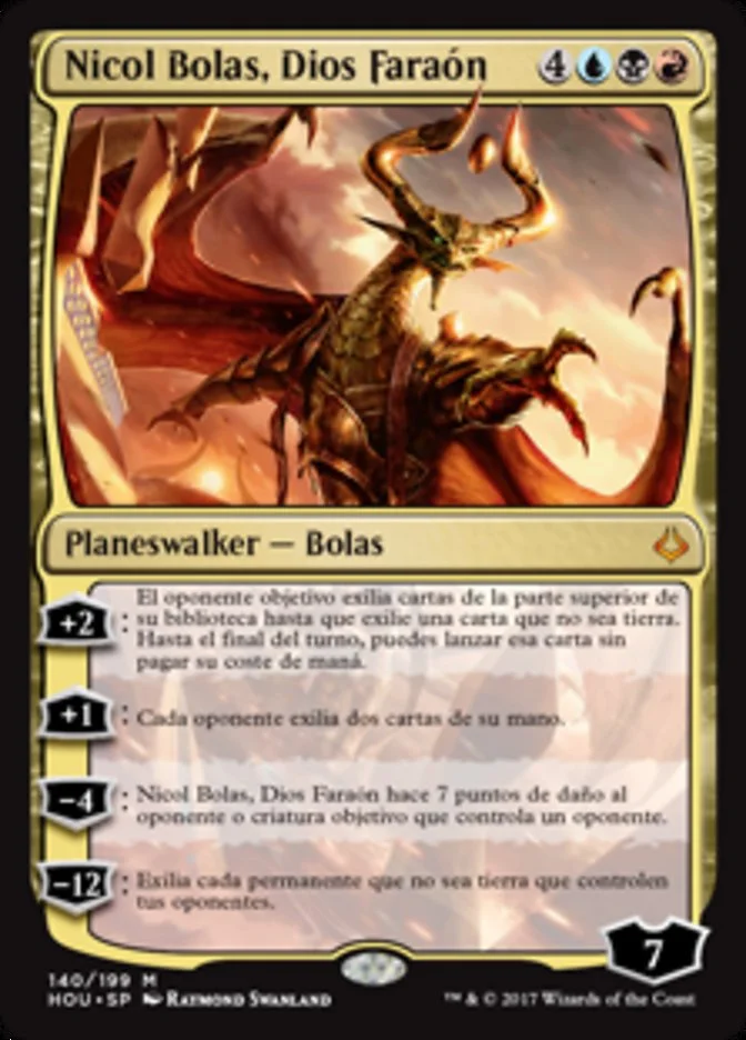 Nicol Bolas, Dios Faraón (Hour of Devastation) - Magic: The Gathering in TCG Land