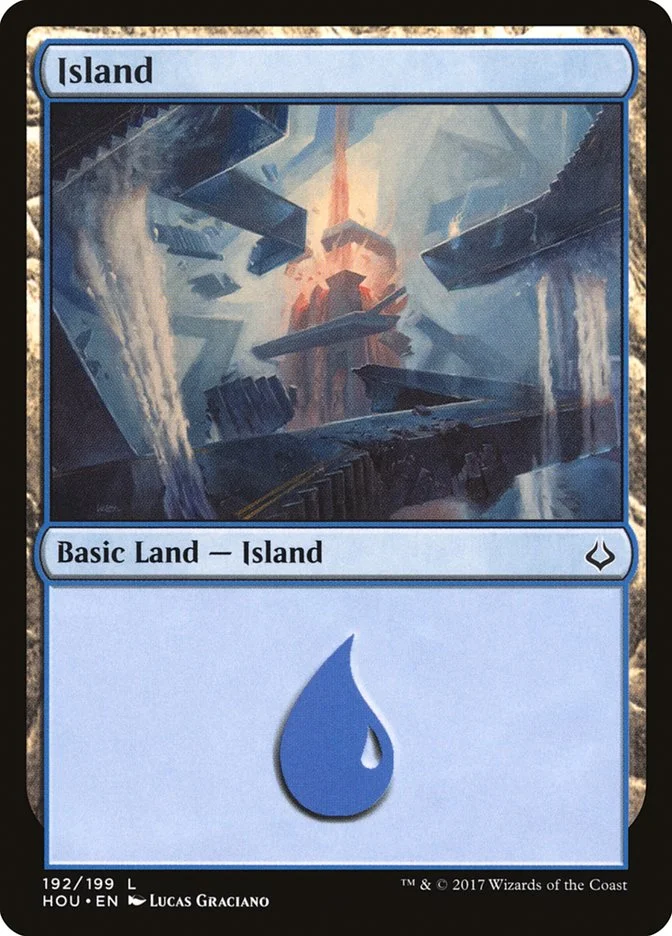 Island (Hour of Devastation) - Magic: The Gathering in TCG Land