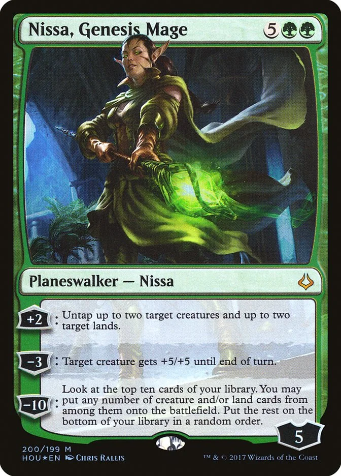 Nissa, Genesis Mage (Hour of Devastation) - Magic: The Gathering in TCG Land