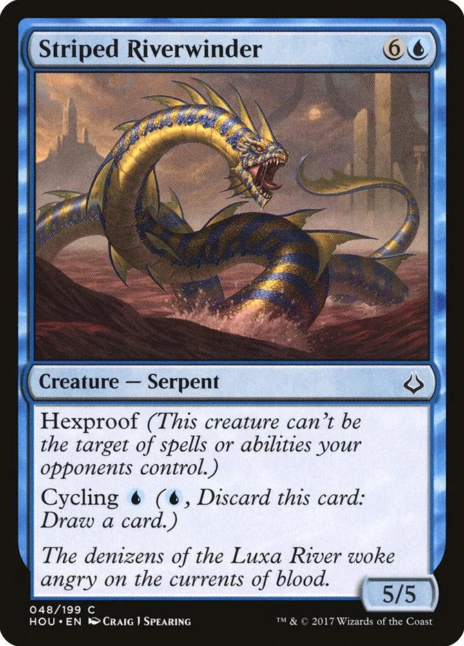 Striped Riverwinder (Hour of Devastation) - Magic: The Gathering in TCG Land