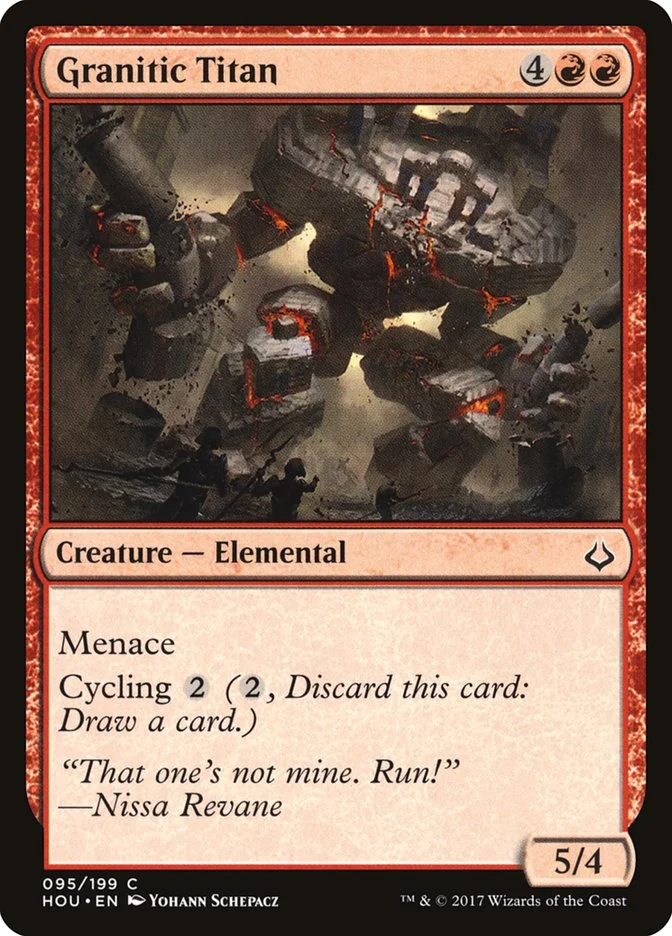 Granitic Titan (Hour of Devastation) - Magic: The Gathering in TCG Land