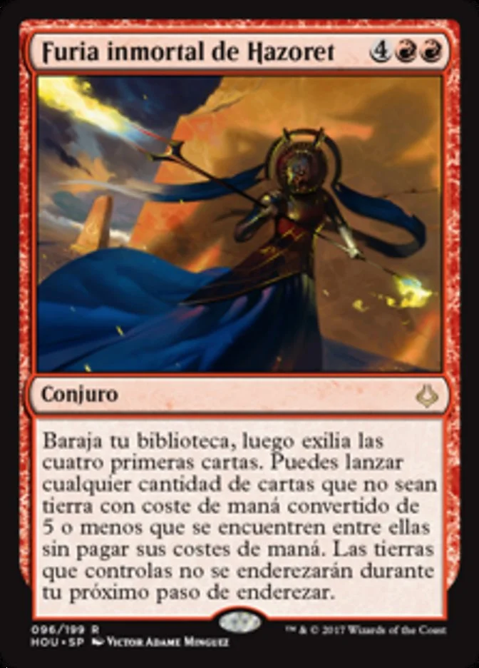 Furia inmortal de Hazoret (Hour of Devastation) - Magic: The Gathering in TCG Land