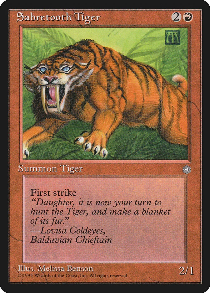 Sabretooth Tiger (Ice Age) - Magic: The Gathering in TCG Land