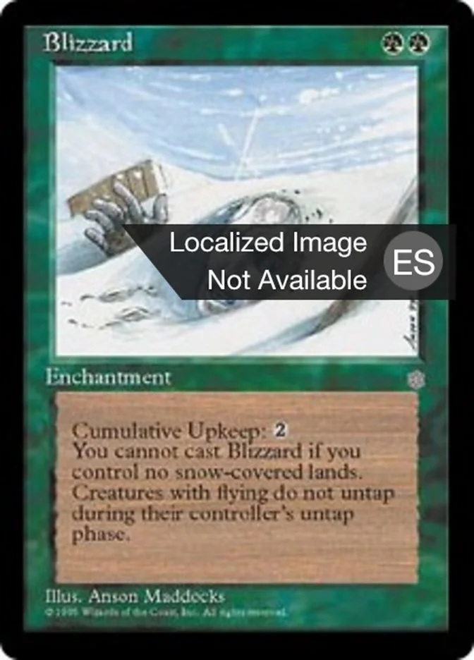 Tempestad de nieve (Ice Age) - Magic: The Gathering in TCG Land
