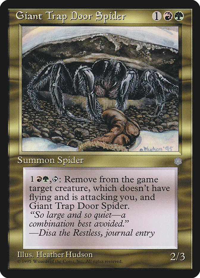 Giant Trap Door Spider (Ice Age) - Magic: The Gathering in TCG Land