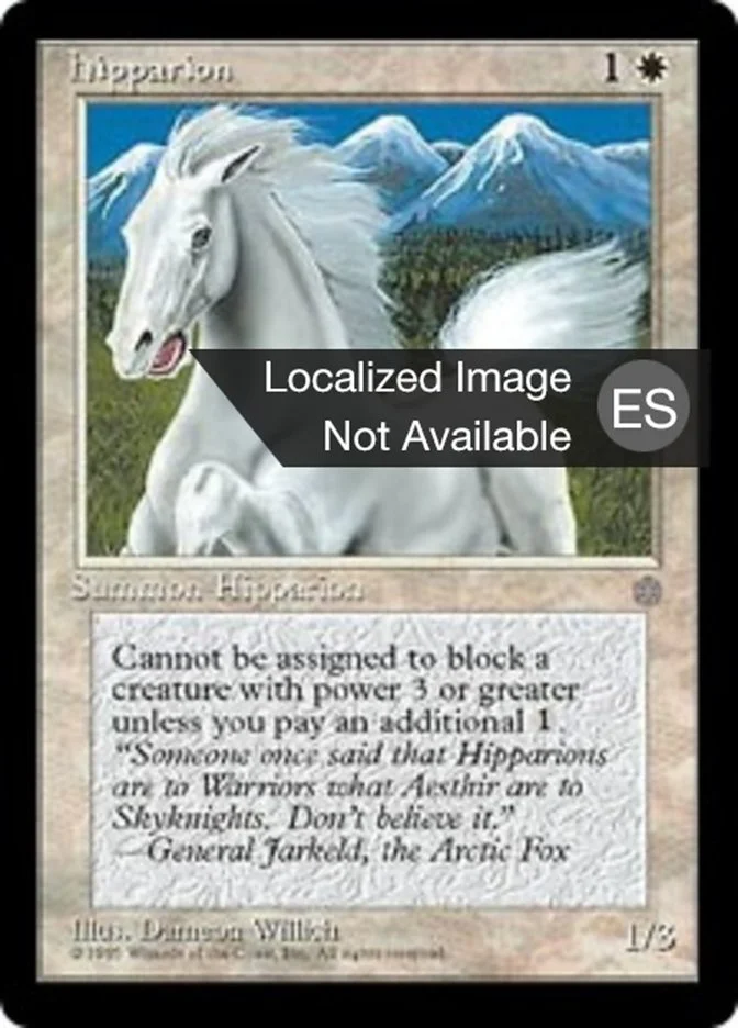 Hiparión (Ice Age) - Magic: The Gathering in TCG Land México