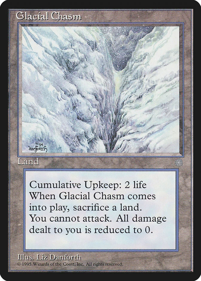 Glacial Chasm (Ice Age) - Magic: The Gathering in TCG Land
