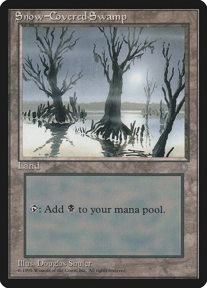 Snow-Covered Swamp (Ice Age) - Magic: The Gathering in TCG Land