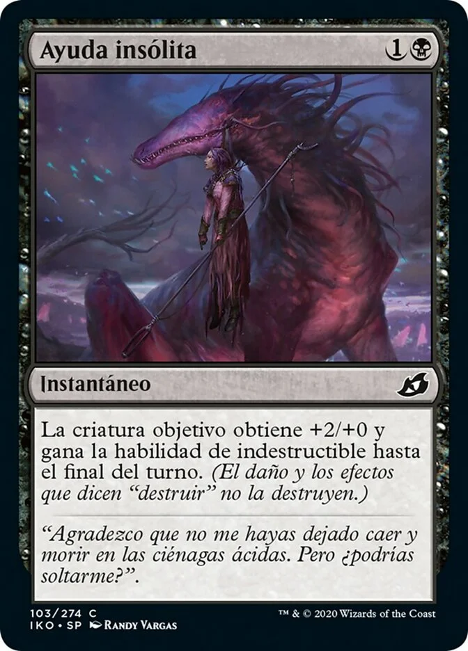 Ayuda insólita (Ikoria: Lair of Behemoths) - Magic: The Gathering in TCG Land