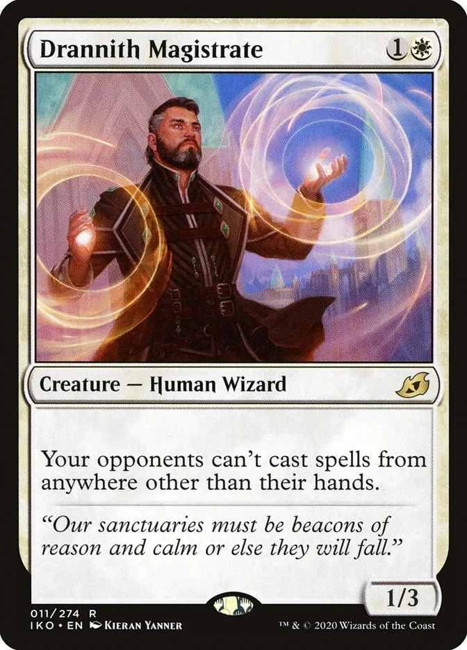 Drannith Magistrate (Ikoria: Lair of Behemoths) - Magic: The Gathering in TCG Land