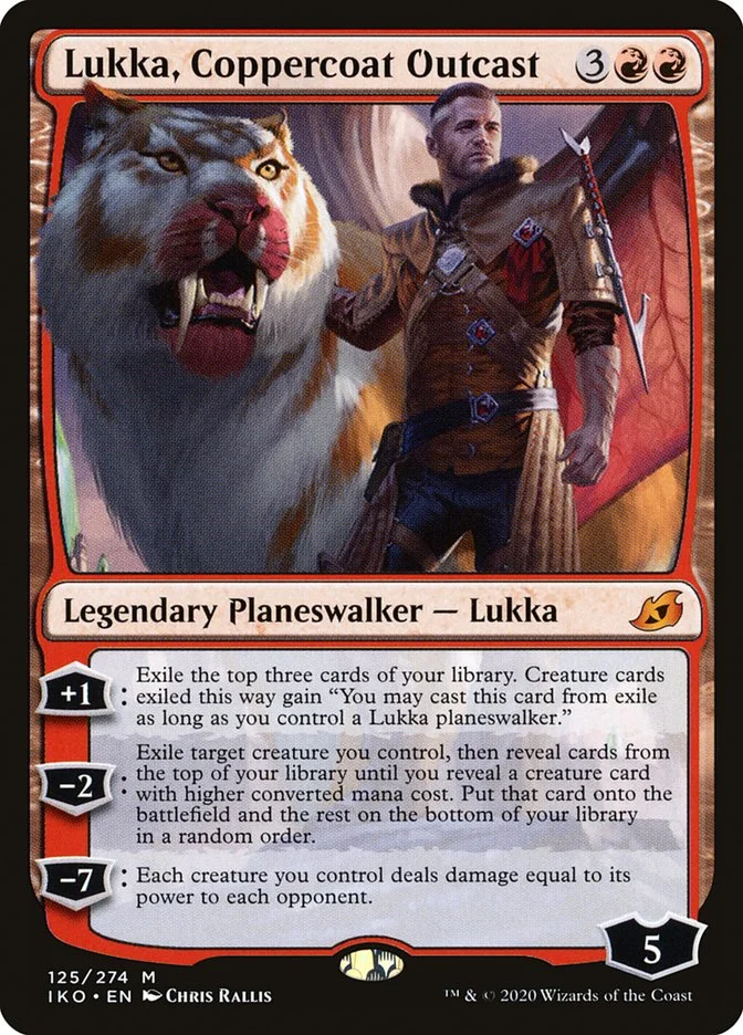 Lukka, Coppercoat Outcast (Ikoria: Lair of Behemoths) - Magic: The Gathering in TCG Land