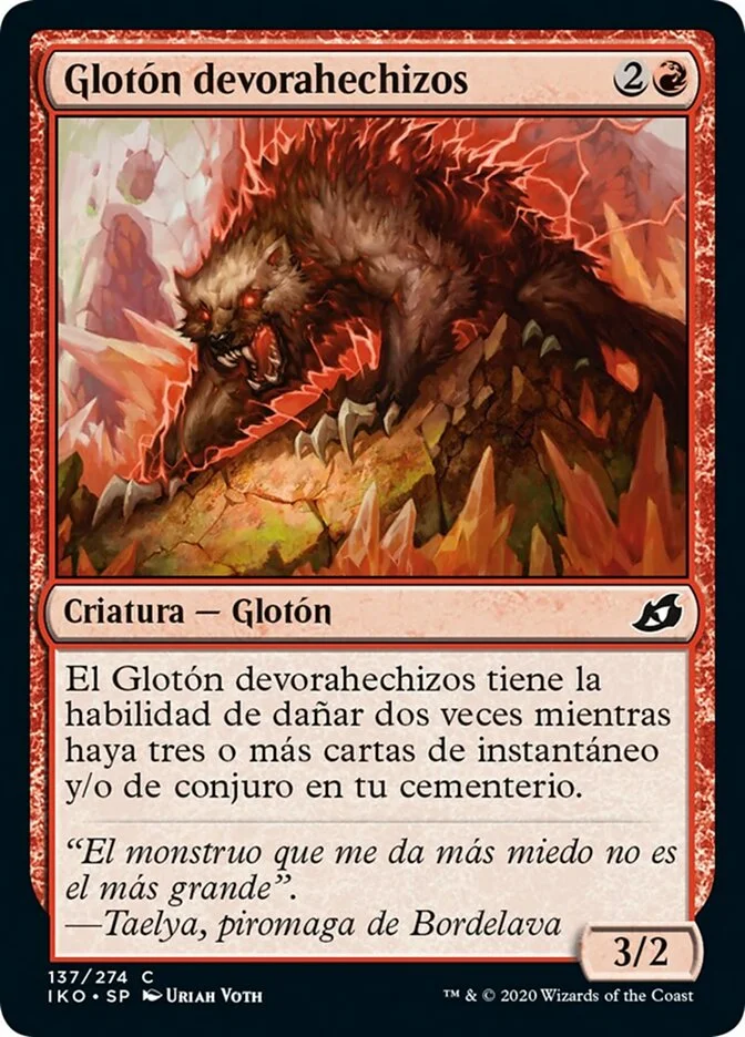 Glotón devorahechizos (Ikoria: Lair of Behemoths) - Magic: The Gathering in TCG Land
