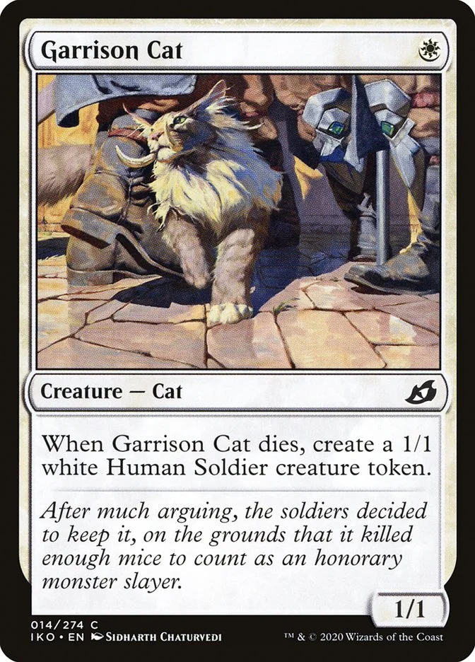 Garrison Cat (Ikoria: Lair of Behemoths) - Magic: The Gathering in TCG Land México