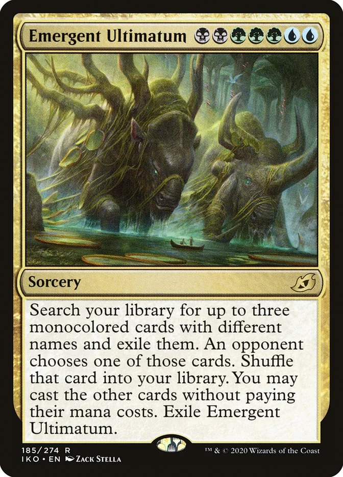 Emergent Ultimatum (Ikoria: Lair of Behemoths) - Magic: The Gathering in TCG Land