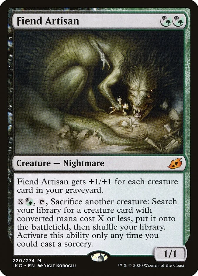 Fiend Artisan (Ikoria: Lair of Behemoths) - Magic: The Gathering in TCG Land