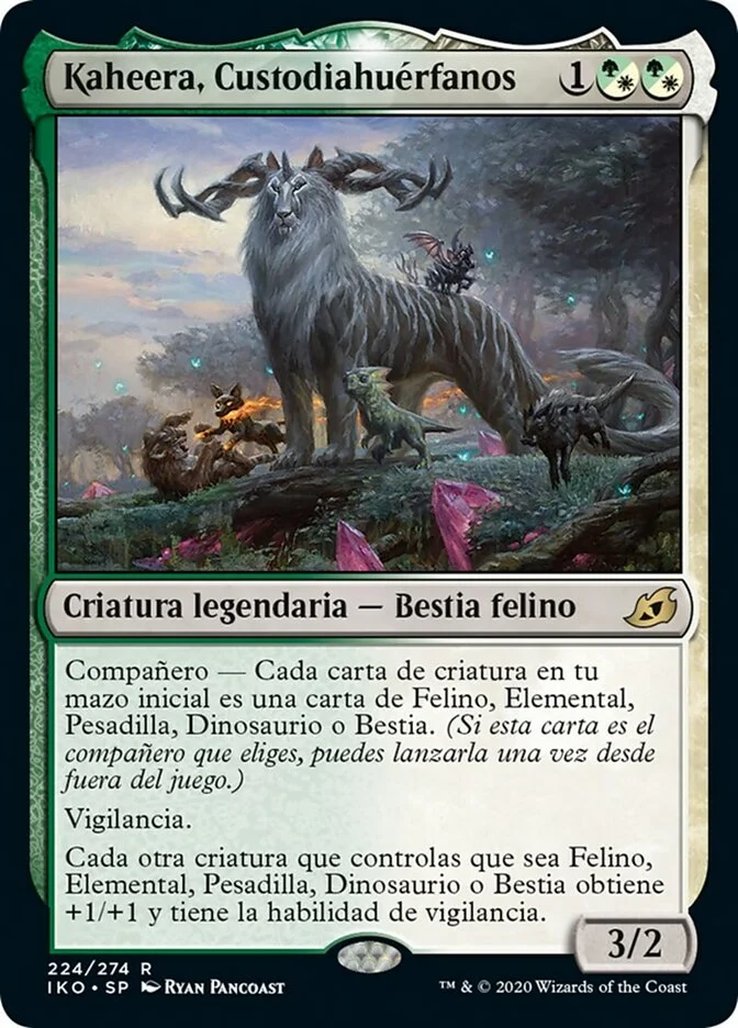 Kaheera, Custodiahuérfanos (Ikoria: Lair of Behemoths) - Magic: The Gathering in TCG Land México