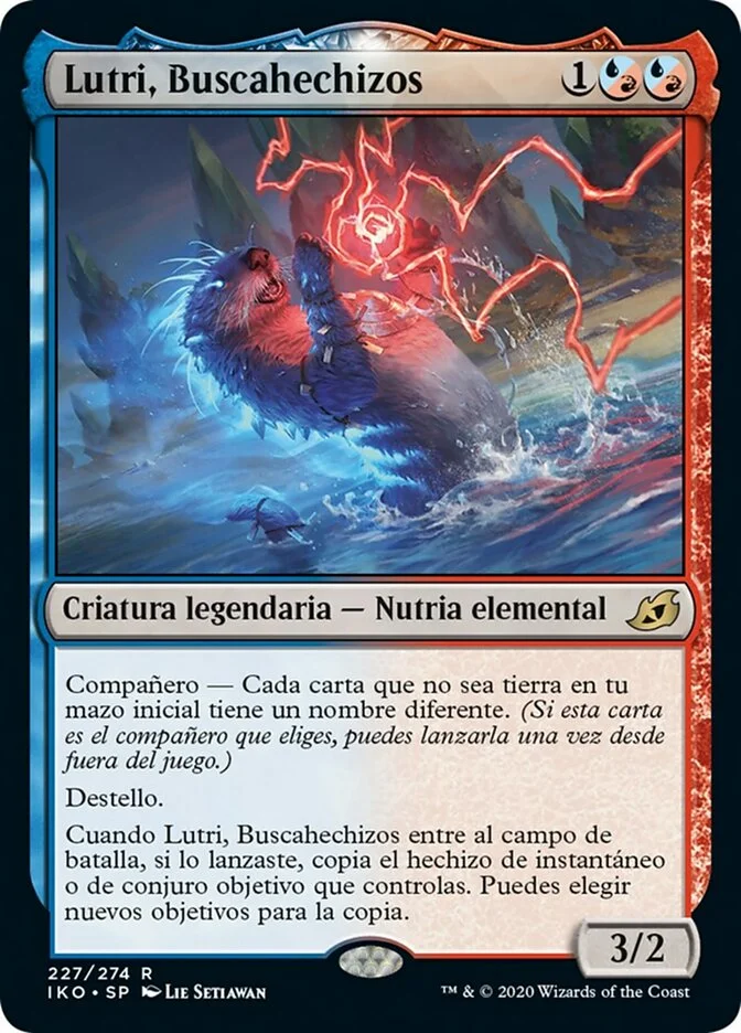 Lutri, Buscahechizos (Ikoria: Lair of Behemoths) - Magic: The Gathering in TCG Land México