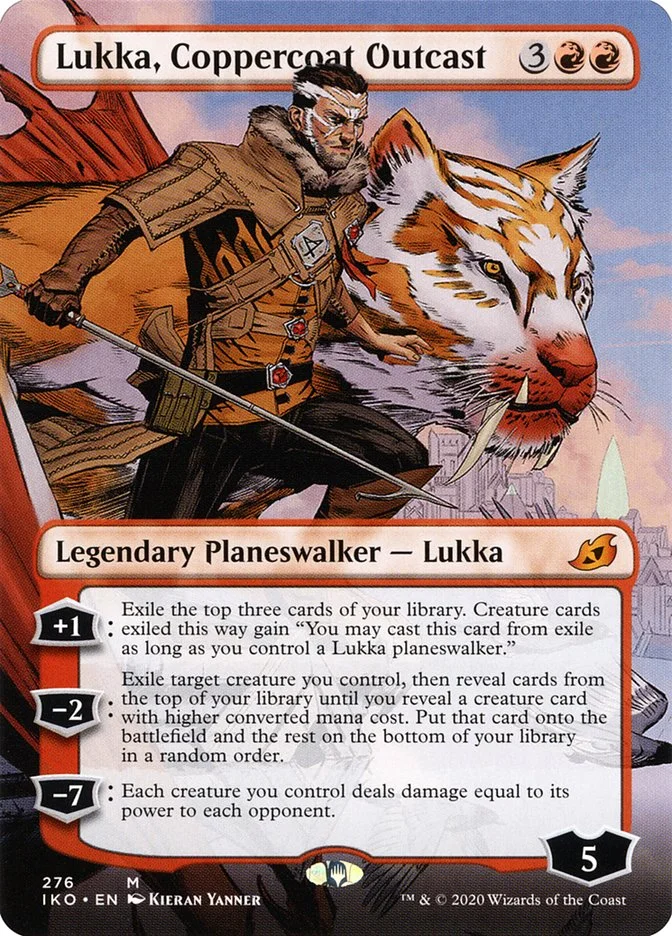 Lukka, Coppercoat Outcast (Ikoria: Lair of Behemoths) - Magic: The Gathering in TCG Land