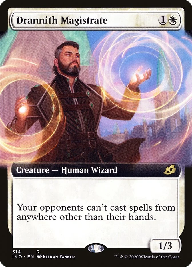 Drannith Magistrate (Ikoria: Lair of Behemoths) - Magic: The Gathering in TCG Land