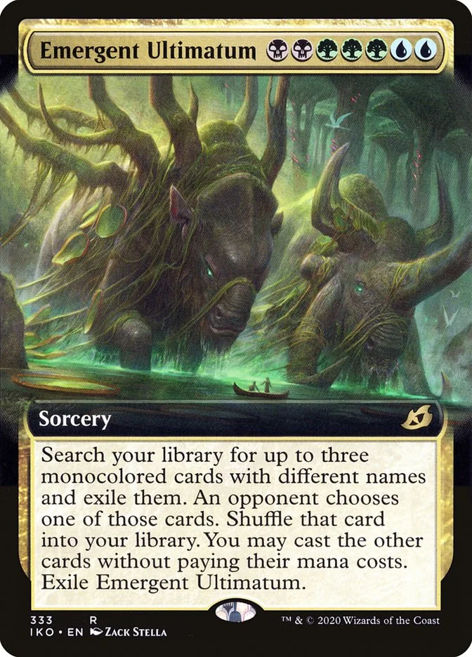 Emergent Ultimatum (Ikoria: Lair of Behemoths) - Magic: The Gathering in TCG Land