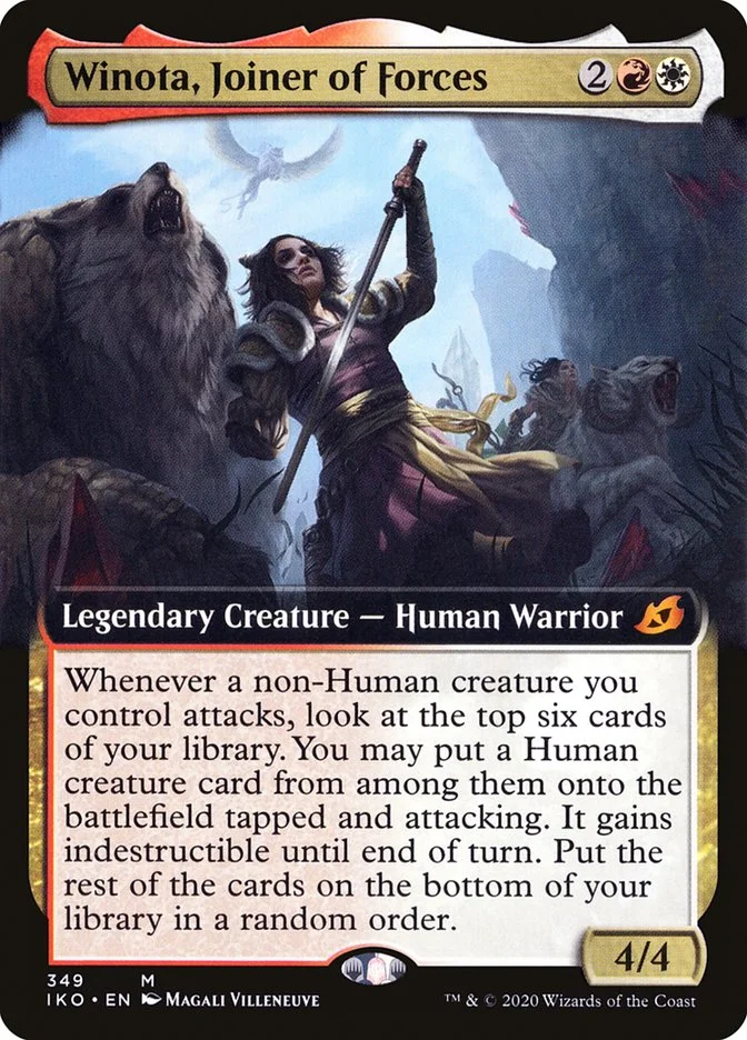 Winota, Joiner of Forces (Ikoria: Lair of Behemoths) - Magic: The Gathering in TCG Land