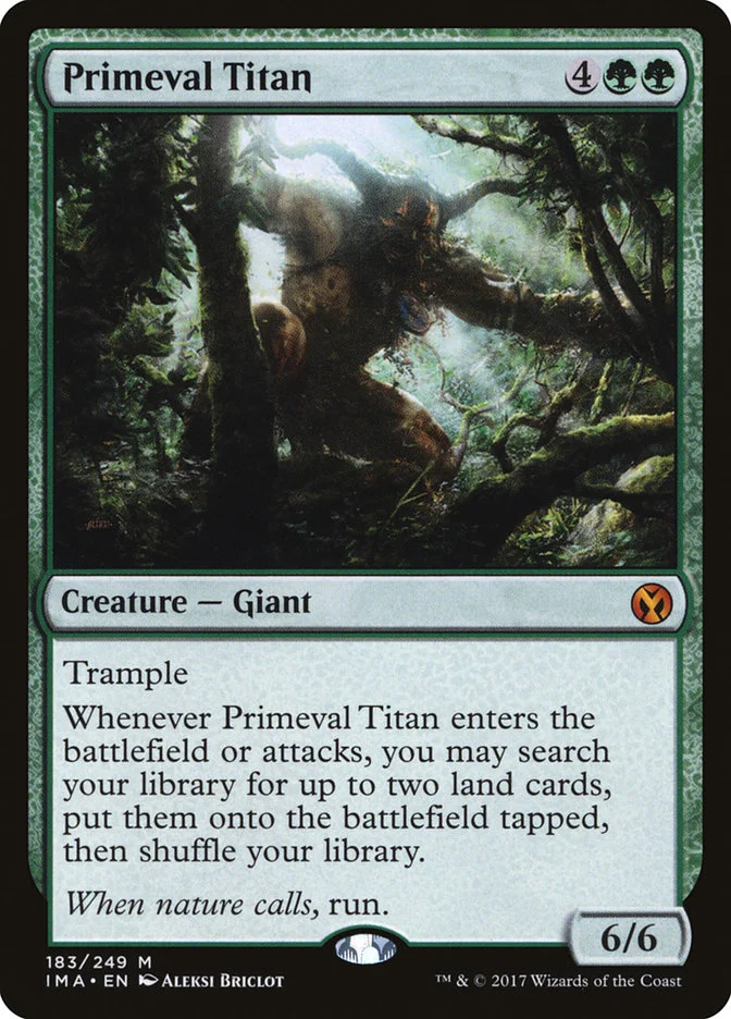 Primeval Titan (Iconic Masters) - Magic: The Gathering in TCG Land