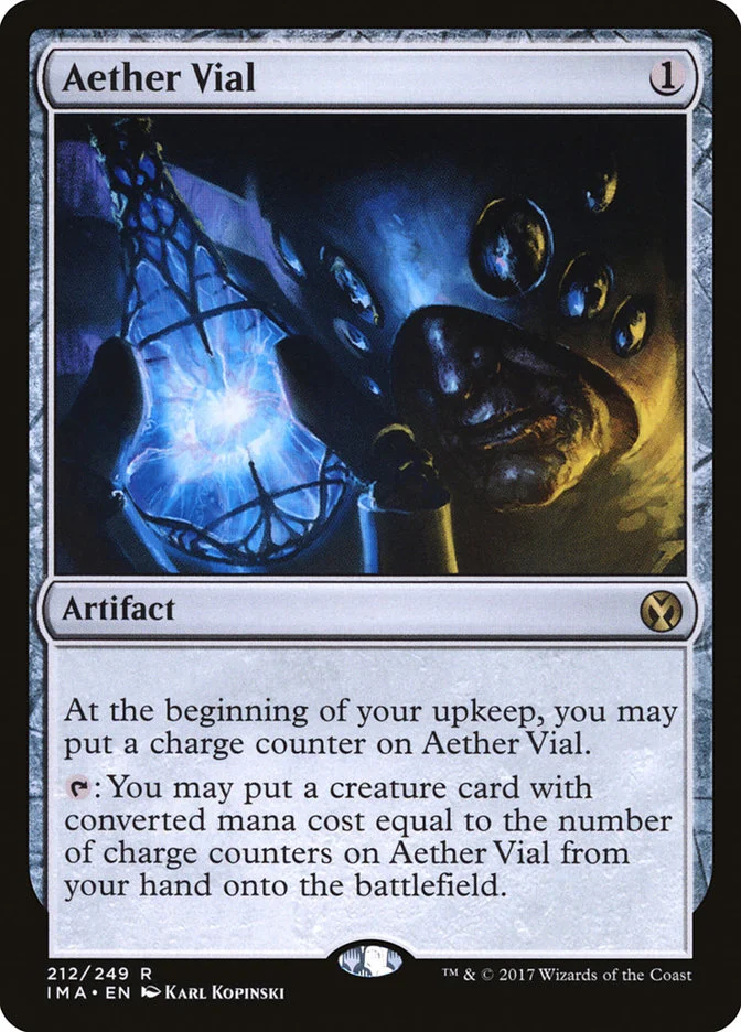 Aether Vial (Iconic Masters) - Magic: The Gathering in TCG Land