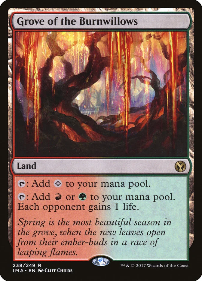 Grove of the Burnwillows (Iconic Masters) - Magic: The Gathering in TCG Land