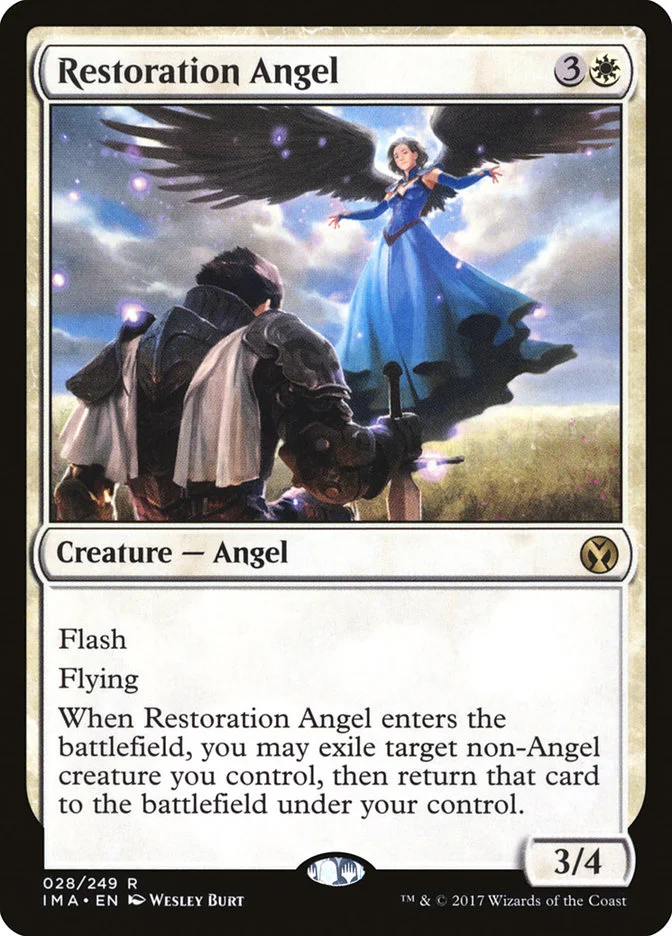 Restoration Angel (Iconic Masters) - Magic: The Gathering in TCG Land