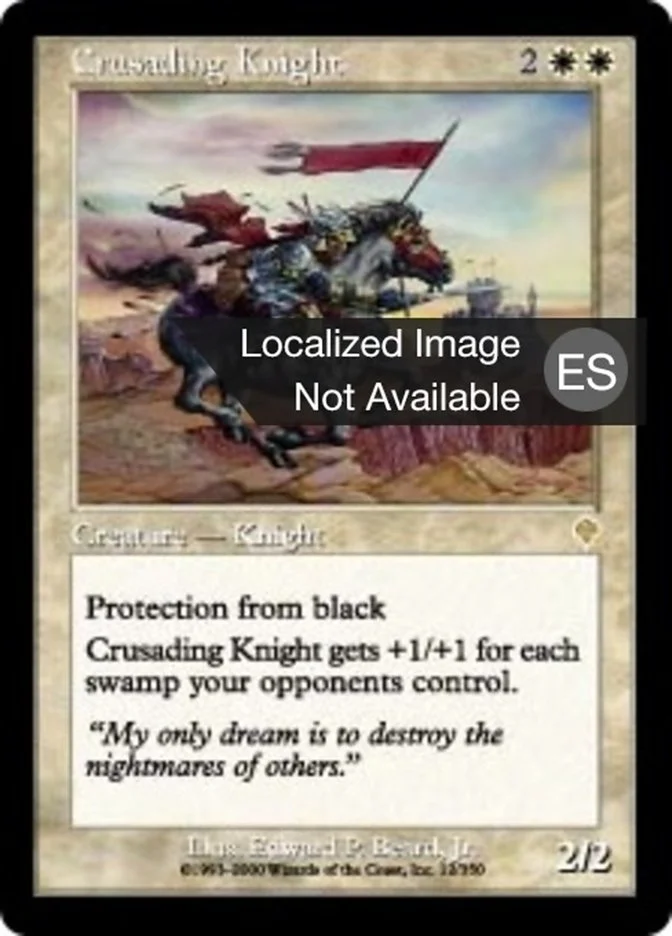 Caballero en Cruzada (Invasion) - Magic: The Gathering in TCG Land