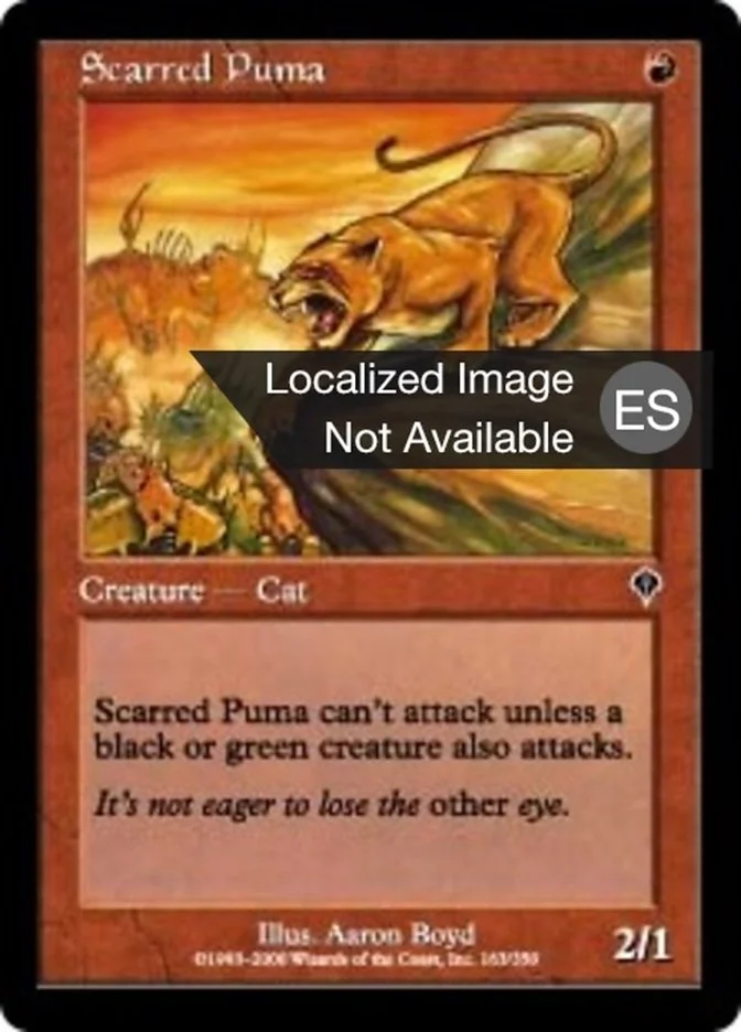Puma Marcado (Invasion) - Magic: The Gathering in TCG Land México